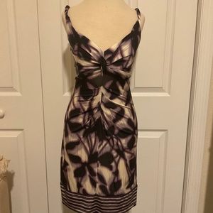 BCBG MaxAzria Purple Jersey Knit Dress Sz XS